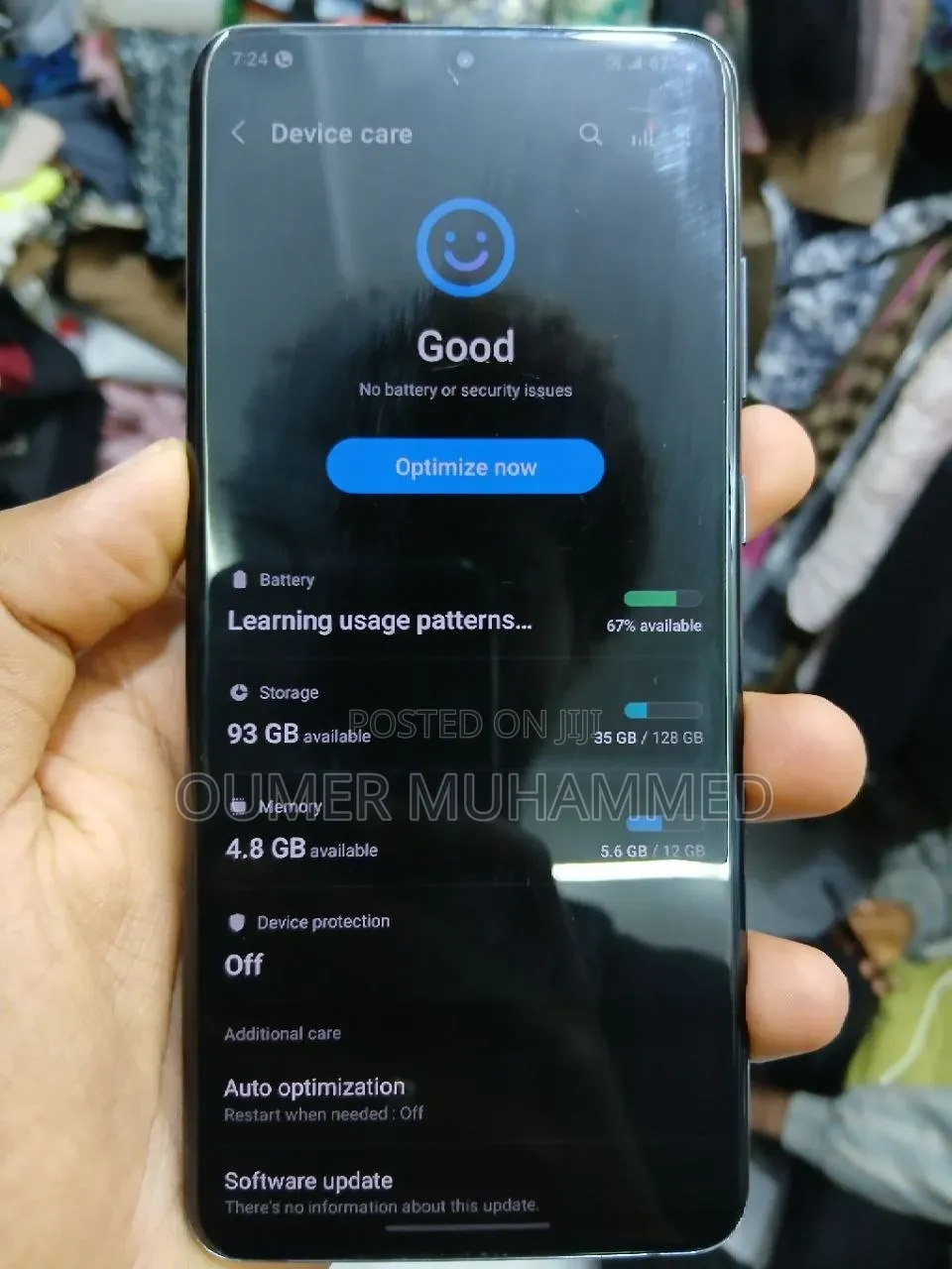 Samsung Galaxy S20 Ultra 5G 128 GB Black