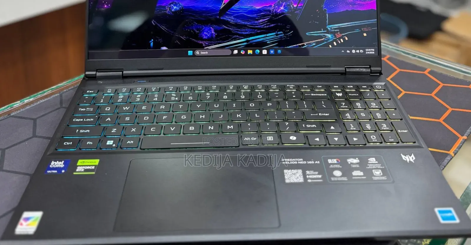 New Laptop Acer Predator Helios Neo 16 64GB Intel Core Ultra 9 SSD 1T