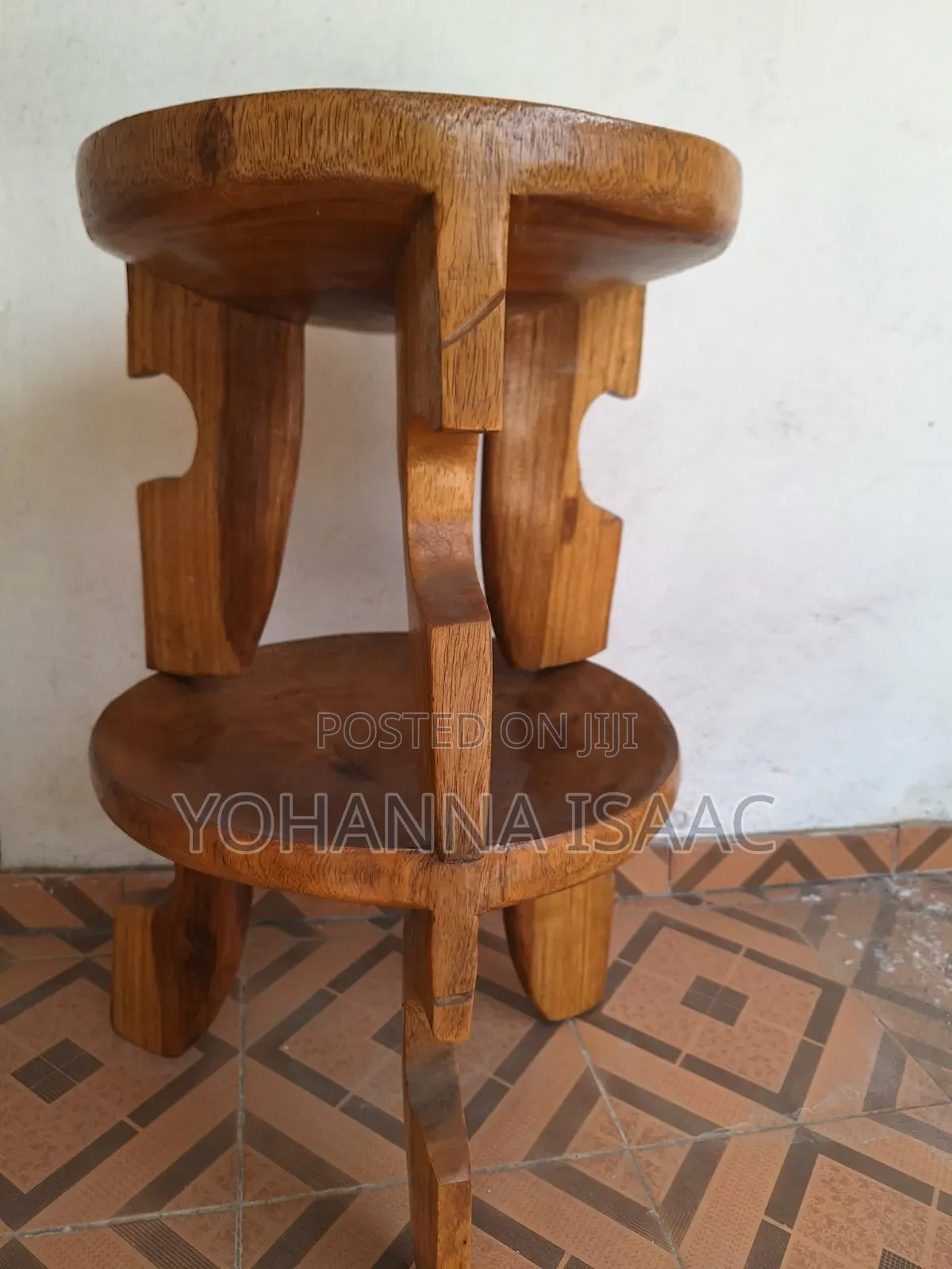 Wanza Wood Stools