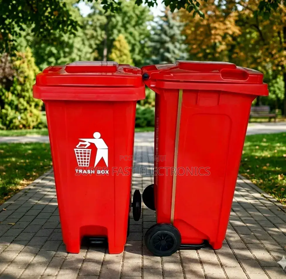 Garbage 240 Litre Heavy-Duty Wheelie Bin – Council-Size Outdoor