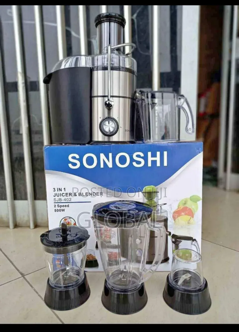 Sonoshi 3"In1 Juicer Blender