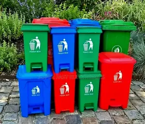 Garbage 50liter Pedal Trash Bins – Heavy-Duty Plastic Waste Recyclin