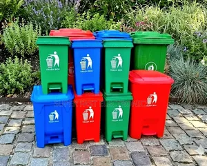Garbage 50liter Pedal Trash Bins – Heavy-Duty Plastic Waste Recyclin