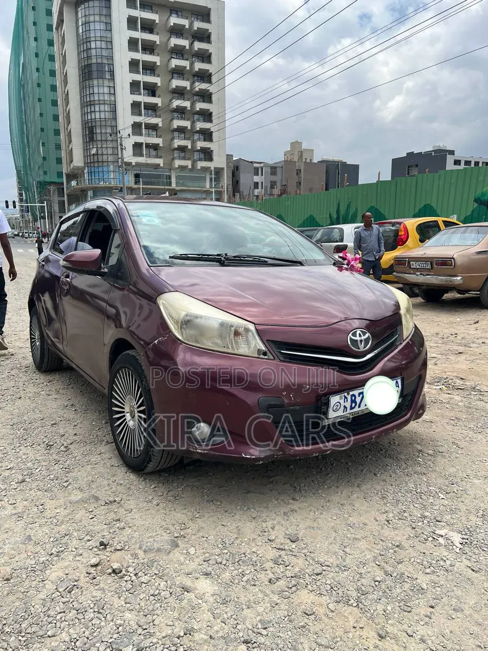 Toyota Yaris 2012 Burgundy