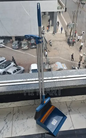 180° Rotating Broom and Dustpan