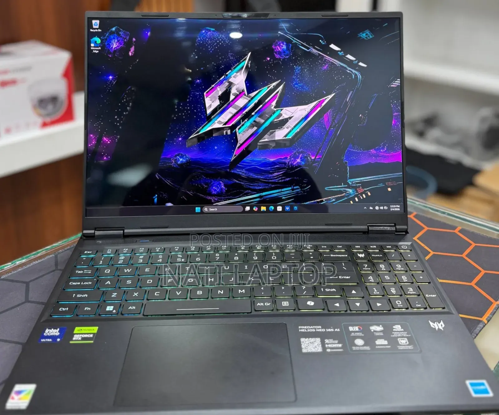 New Laptop Acer Predator Helios Neo 16 32GB Intel Core Ultra 9 SSD 1T
