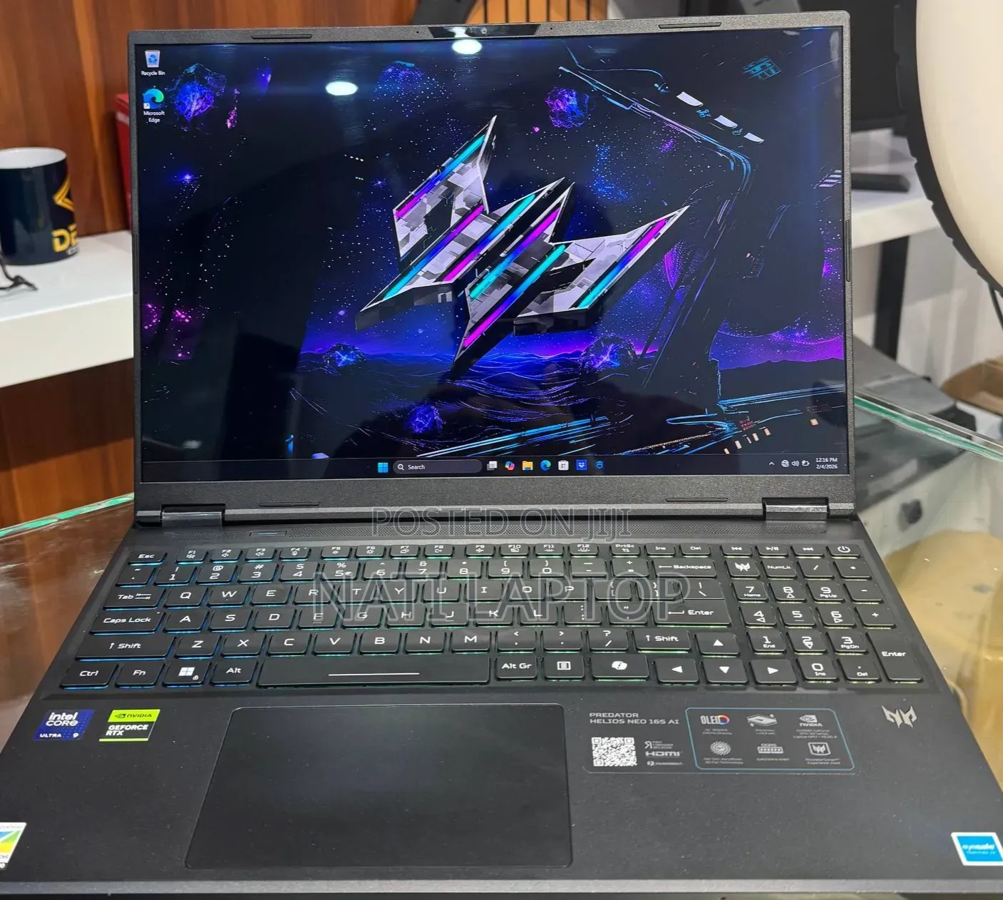 New Laptop Acer Predator Helios Neo 16 32GB Intel Core Ultra 9 SSD 1T