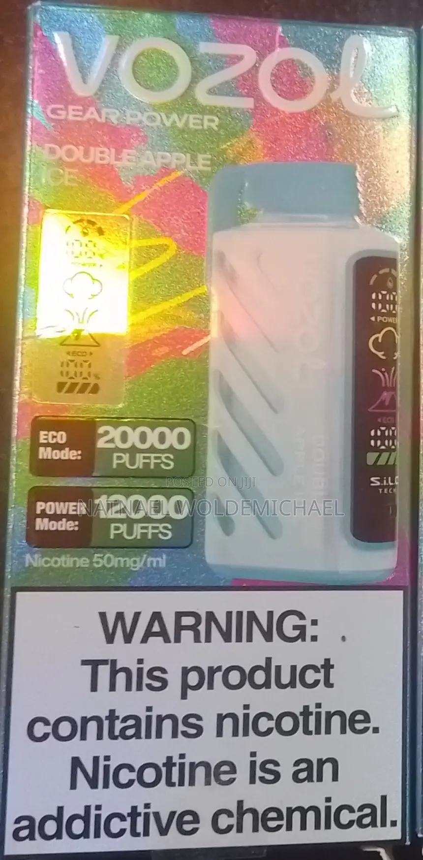 Vozol Vape Double Apple Flavour