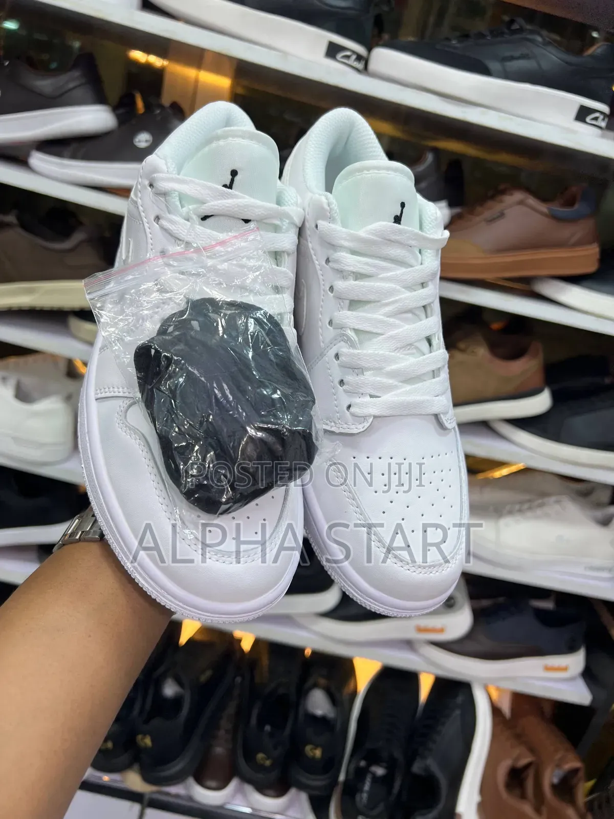 Nike Jordan 1 Retro Low Full White Master Quality Flat Shoes for You
