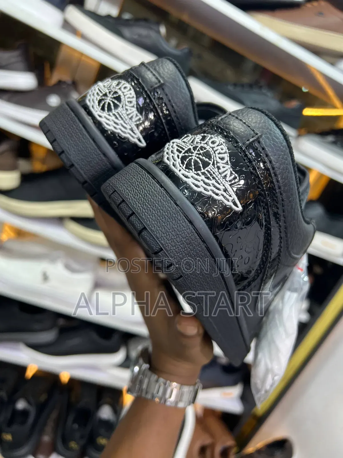 Nike Jordan 1 Retro Low Full Black Master Quality Flat Shoes for You