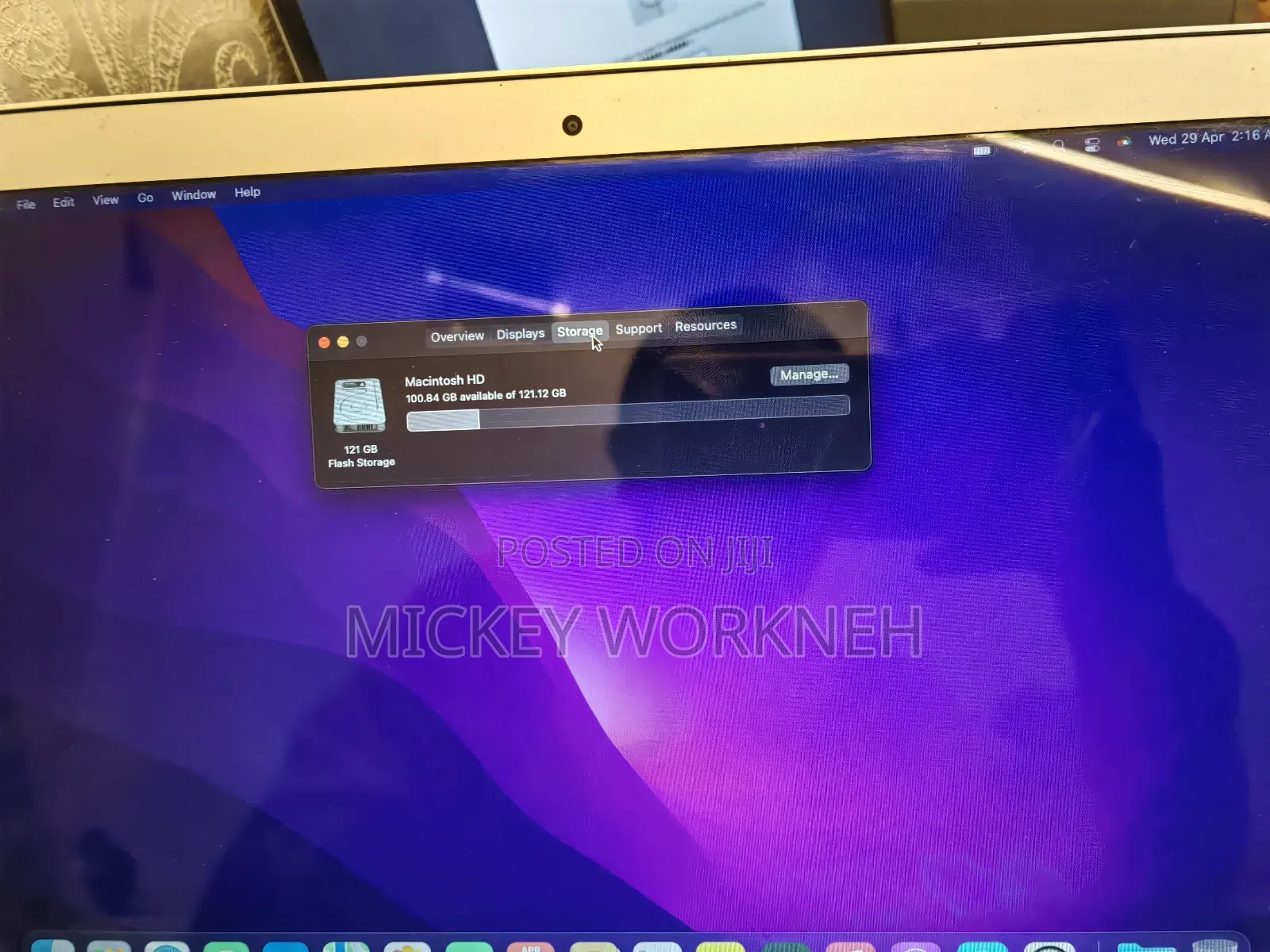 Laptop Apple MacBook 2017 8GB Intel Core i5 SSD 250GB