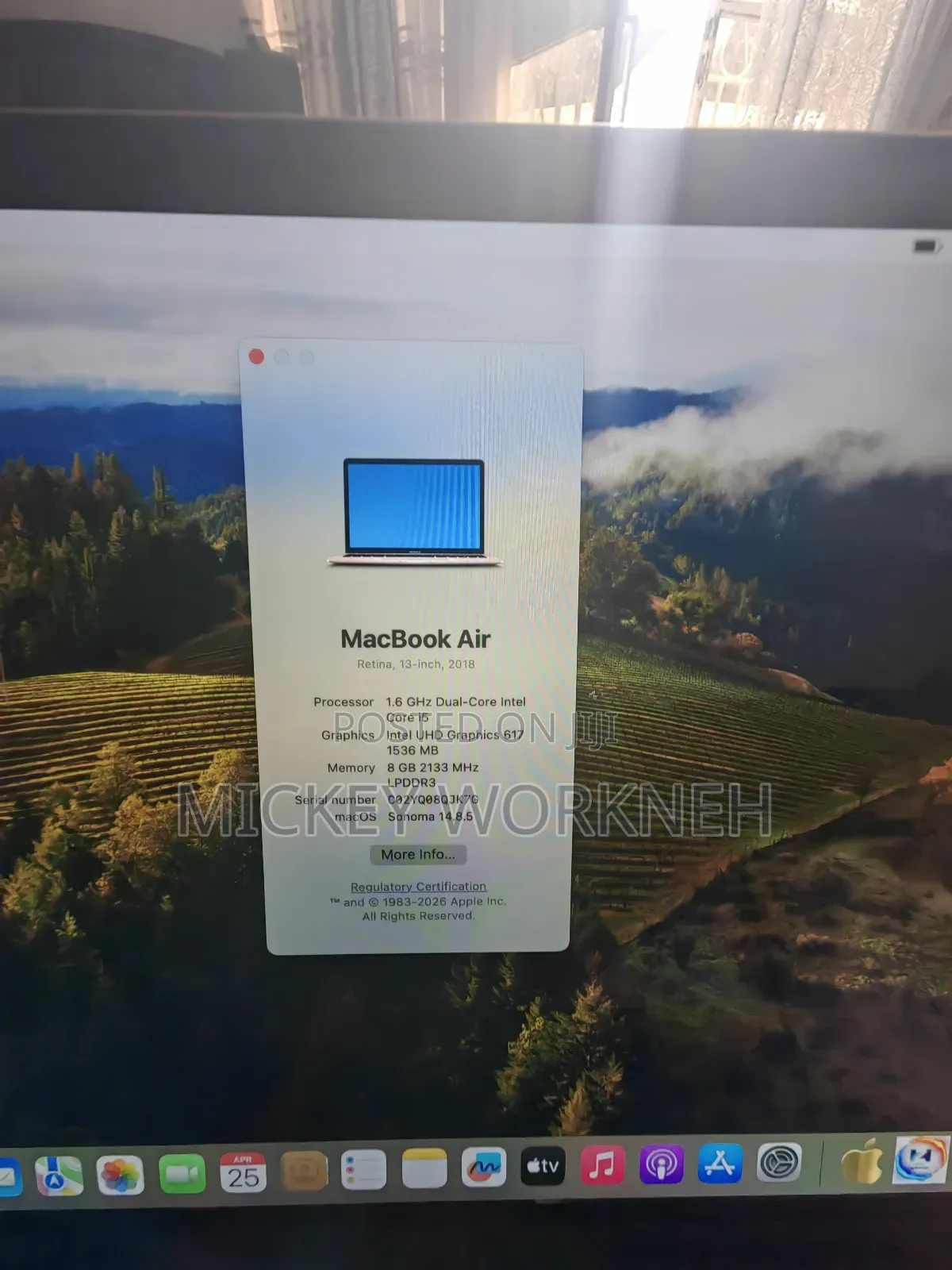 Laptop Apple MacBook 2018 8GB Intel Core i5 SSD 256GB