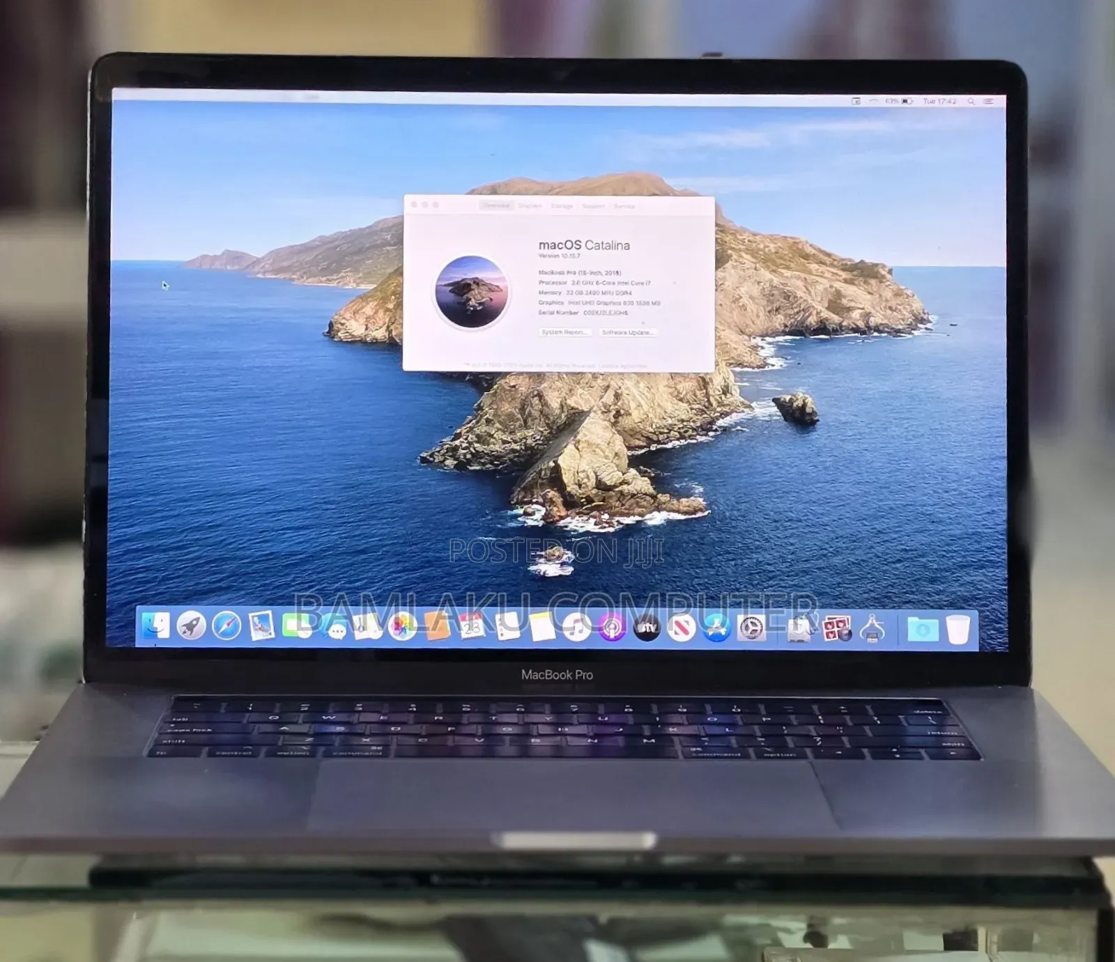 New Laptop Apple MacBook Pro 2018 32GB Intel Core i9 SSD 1T