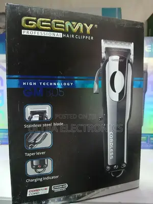 Geemy Gm-805 Professional Hair Clipper. Features: Stainless