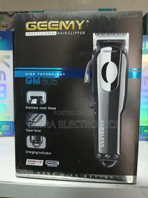 Geemy Gm-805 Professional Hair Clipper. Features: Stainless