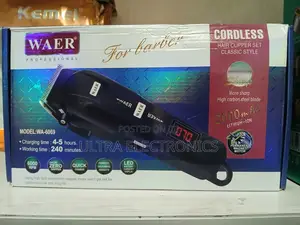 Waer Professional Cordless Hair Clipper Set (Model Wa-6069) Designed