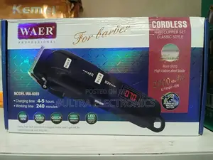Waer Professional Cordless Hair Clipper Set (Model Wa-6069) Designed