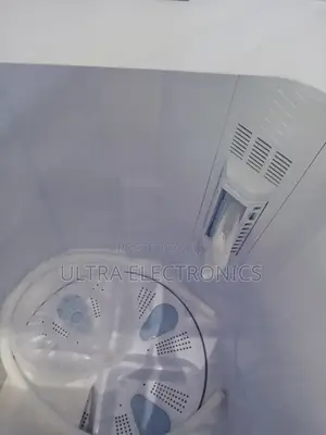 SLG Brand Twin Tub Washing Machine, Semiautomatic Laundry Appliance.