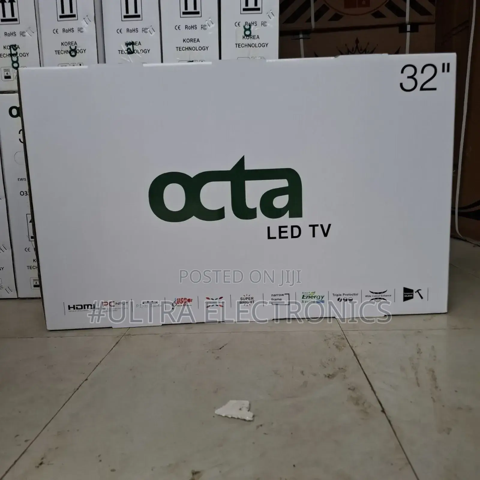 Octa 32"Inch Led Tv, Likely a Standard Television