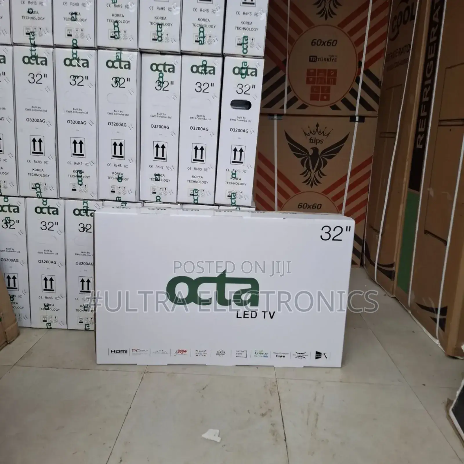 Octa 32"Inch Led Tv, Likely a Standard Television
