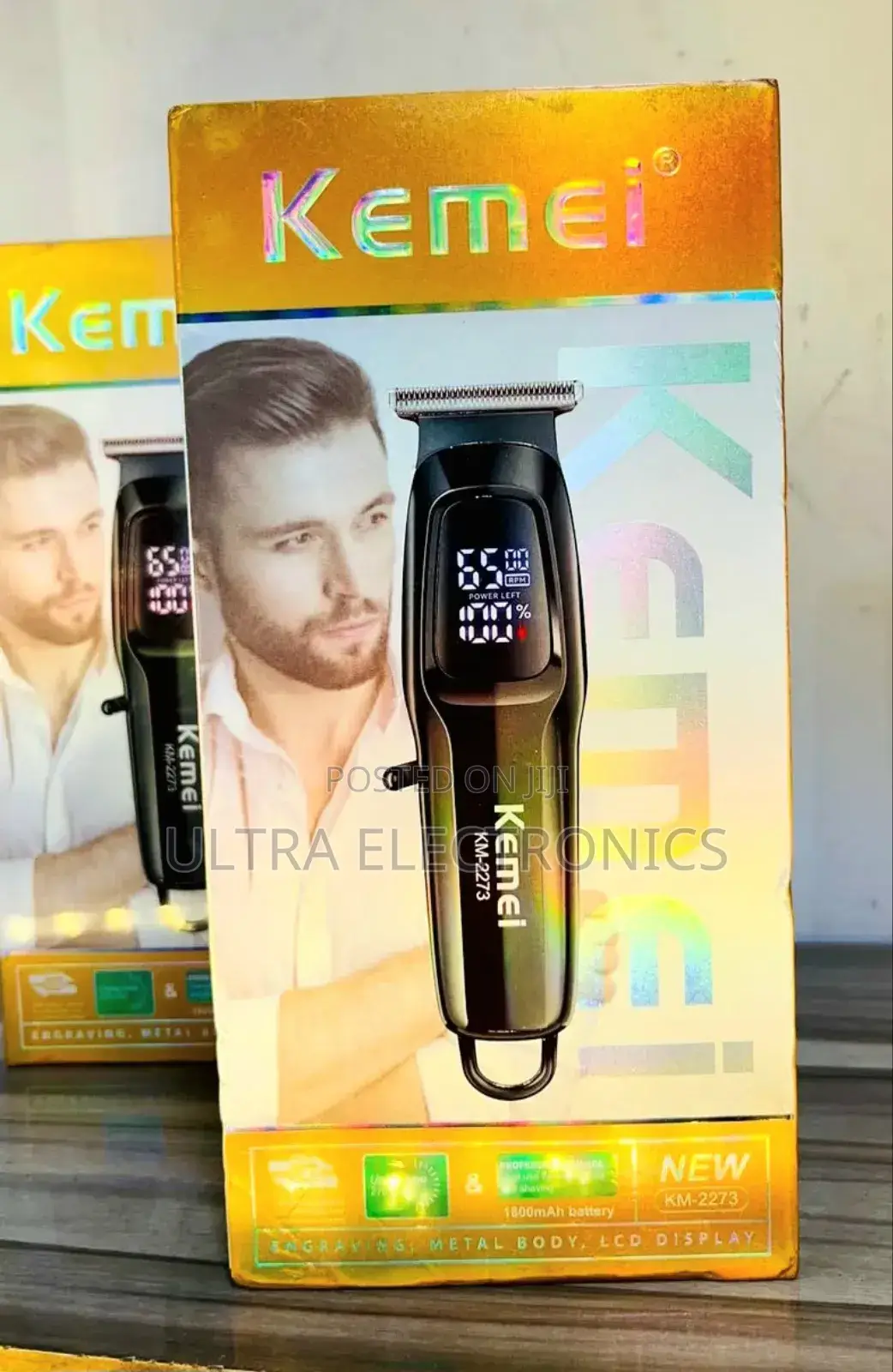 Kemei Km-2273 Professional Hair Clipper. It Features a Durable