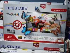 Lifestar 43” Smart Android Tv – 2026 New | Double Glass Original Tv