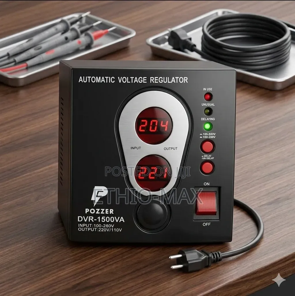 Pozzer Automatic Voltage Stabilizer 1500va