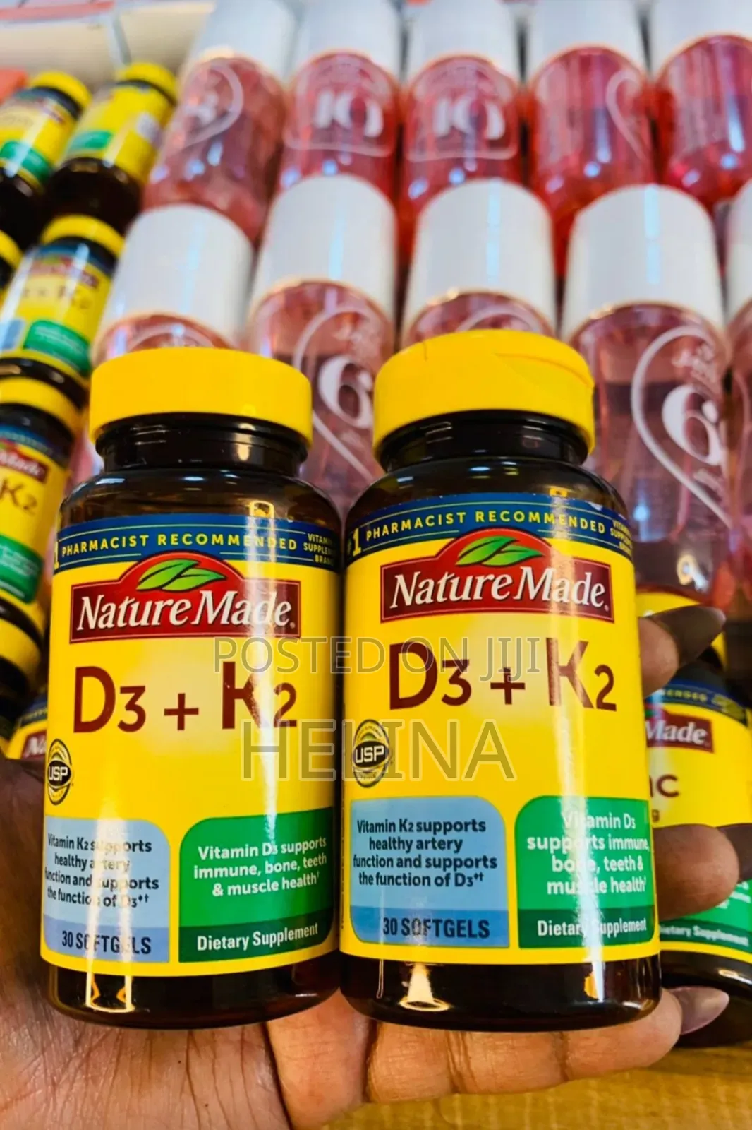 Nature Made D3 + for Immune,Bone,Teeth and Muscle Health 30 Tablets