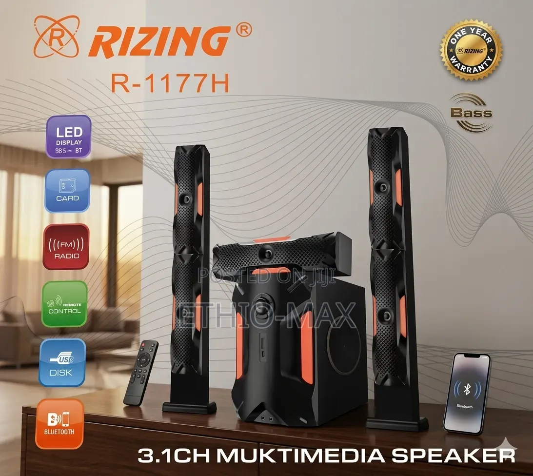 Rizing 3.1ch Multimedia Homethater Speaker System