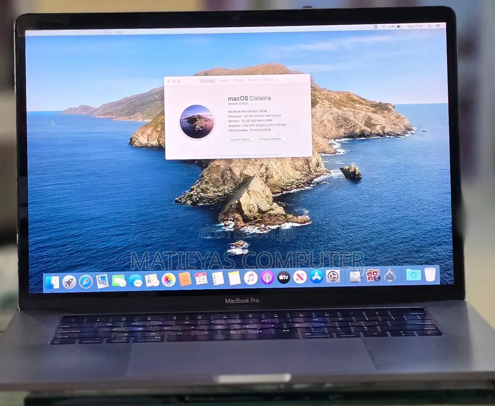 New Laptop Apple MacBook Pro 2018 32GB Intel Core i9 SSD 1T