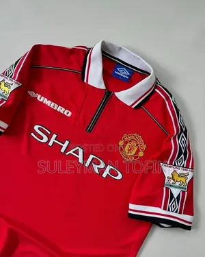 Manchester United 1998-99 Home Retro Jersey - Sharp (Umbro)
