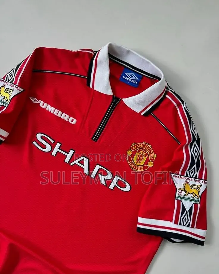 Manchester United 1998-99 Home Retro Jersey - Sharp (Umbro)