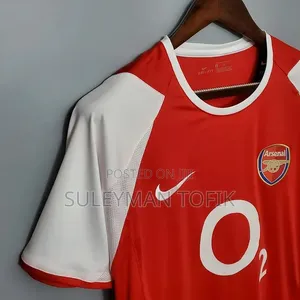 ​Arsenal 2002-04 Home Jersey - Invincibles Era O2 (Nike)