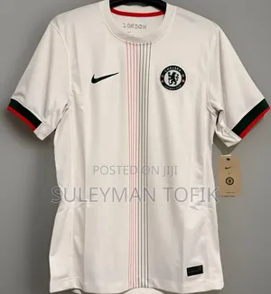 Chelsea London Edition Lifestyle Jersey - White/Red/Green Stripe