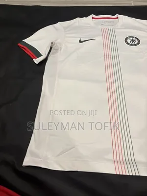 Chelsea London Edition Lifestyle Jersey - White/Red/Green Stripe