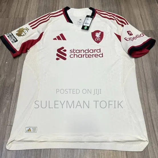 Liverpool 2023-24 Away Jersey - White/Red (Adidas)
