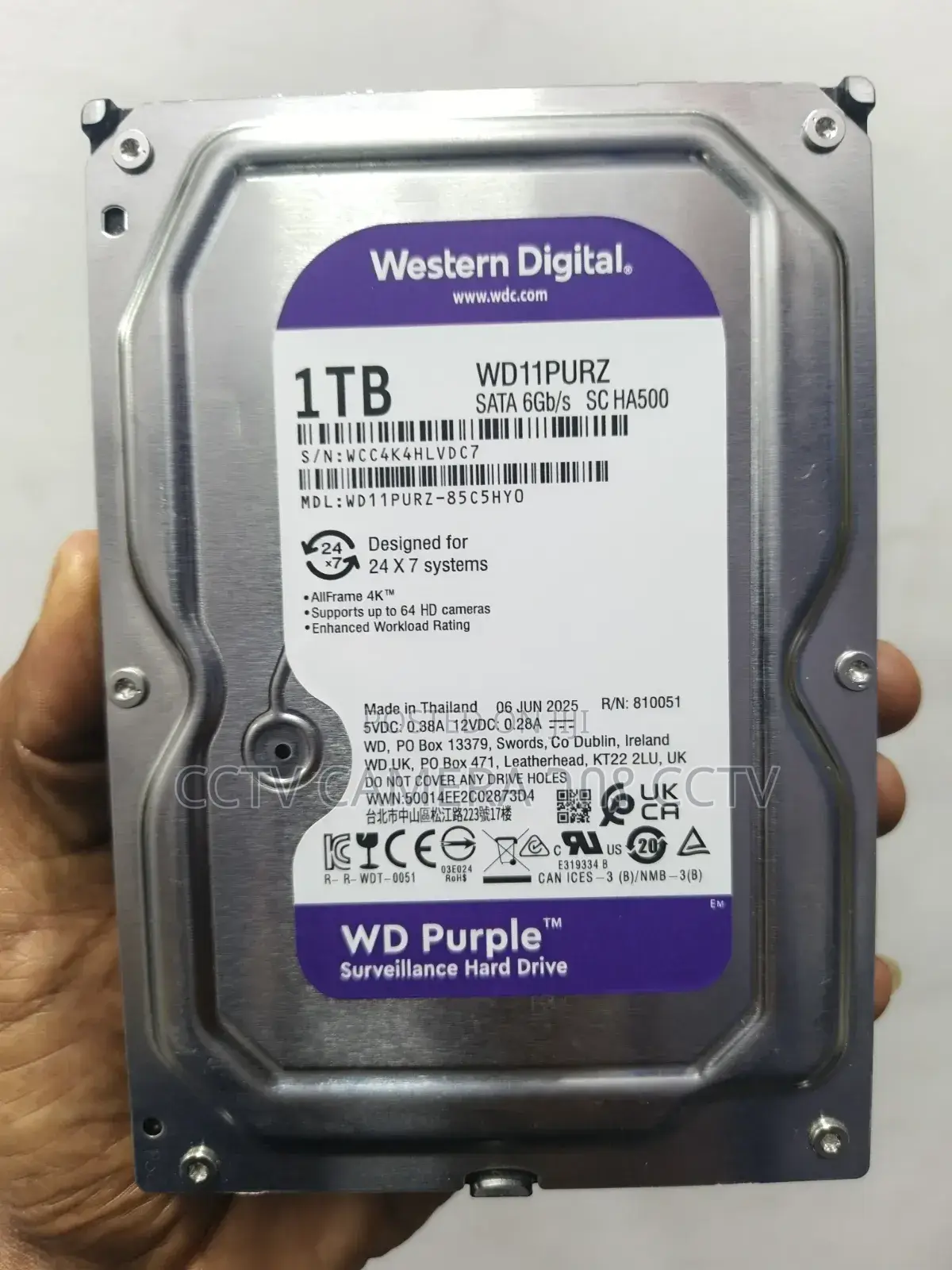 Wd Purple Surveillance Hard Drive