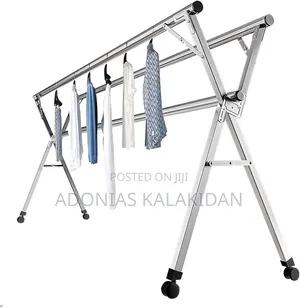 X-Shaped Foldable Cloth Drying Rack