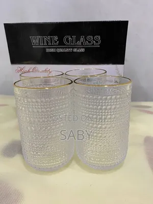 Fancy Water And Juice Glass Cup