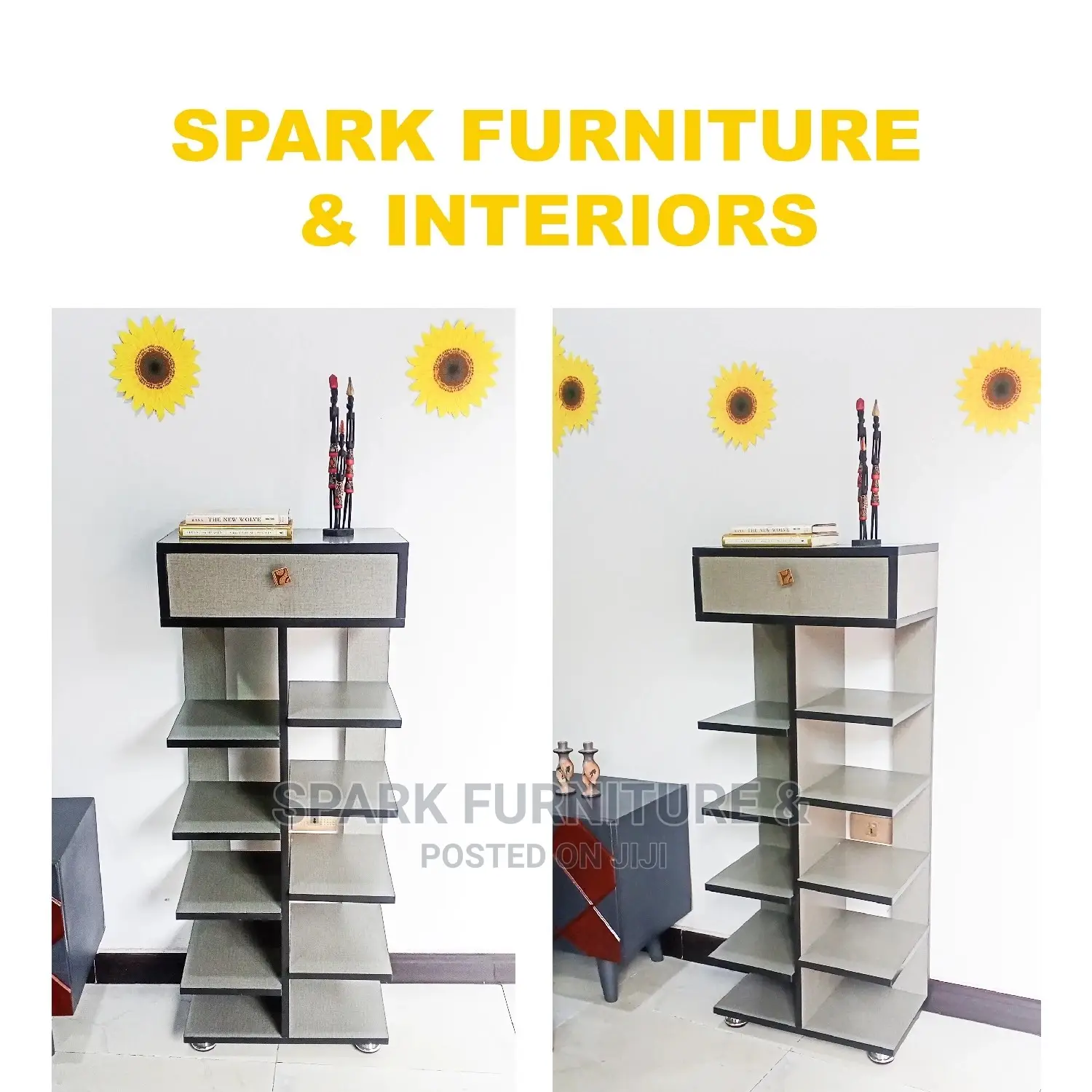 (Shoe Rack) እስከ 10 ጫማዎችን መያዝ የሚችል