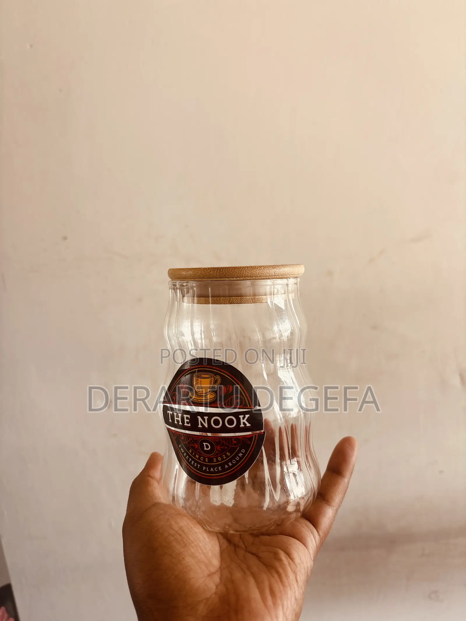 Glass Mug With Lid And Straw