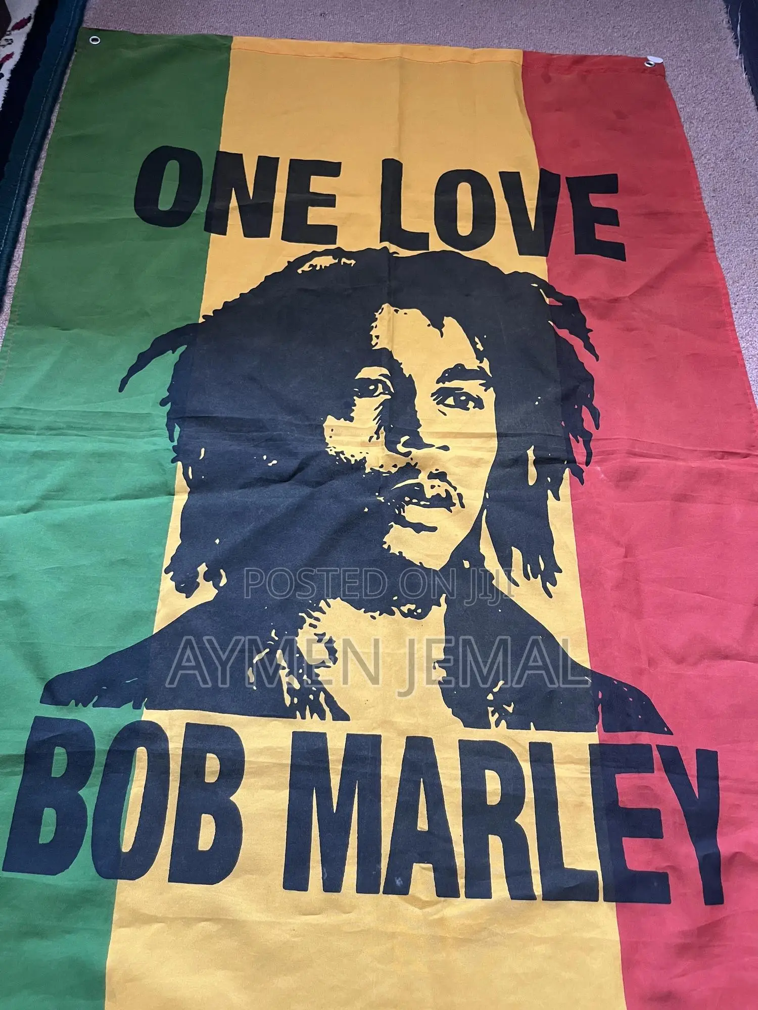 Bob Marley Flag for Room Decoration