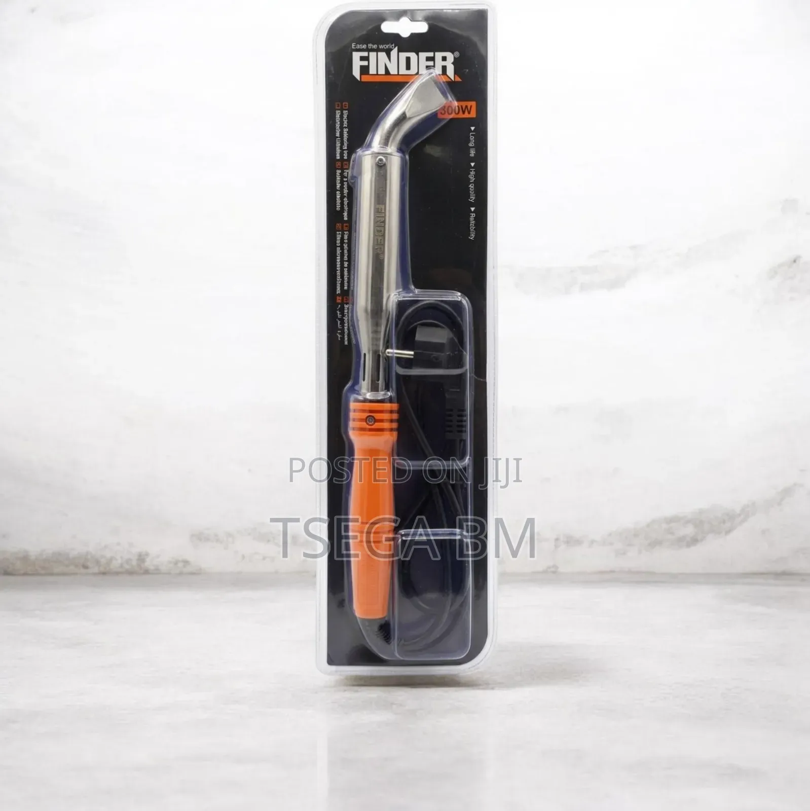 Finder 300w Sodering Iron (Flat Tip)