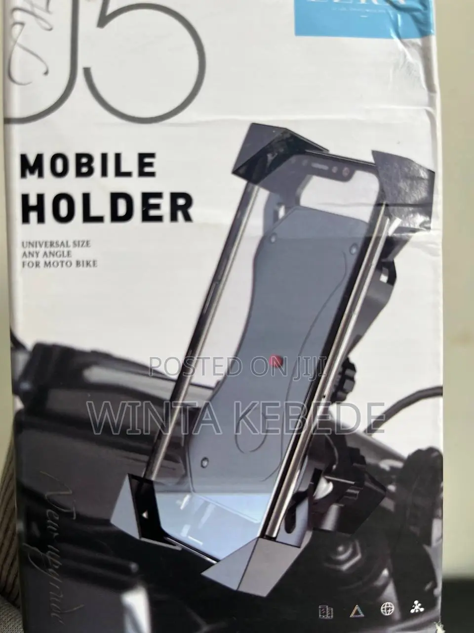 Universal Motorcycle Phone Holder – 360° Adjustable