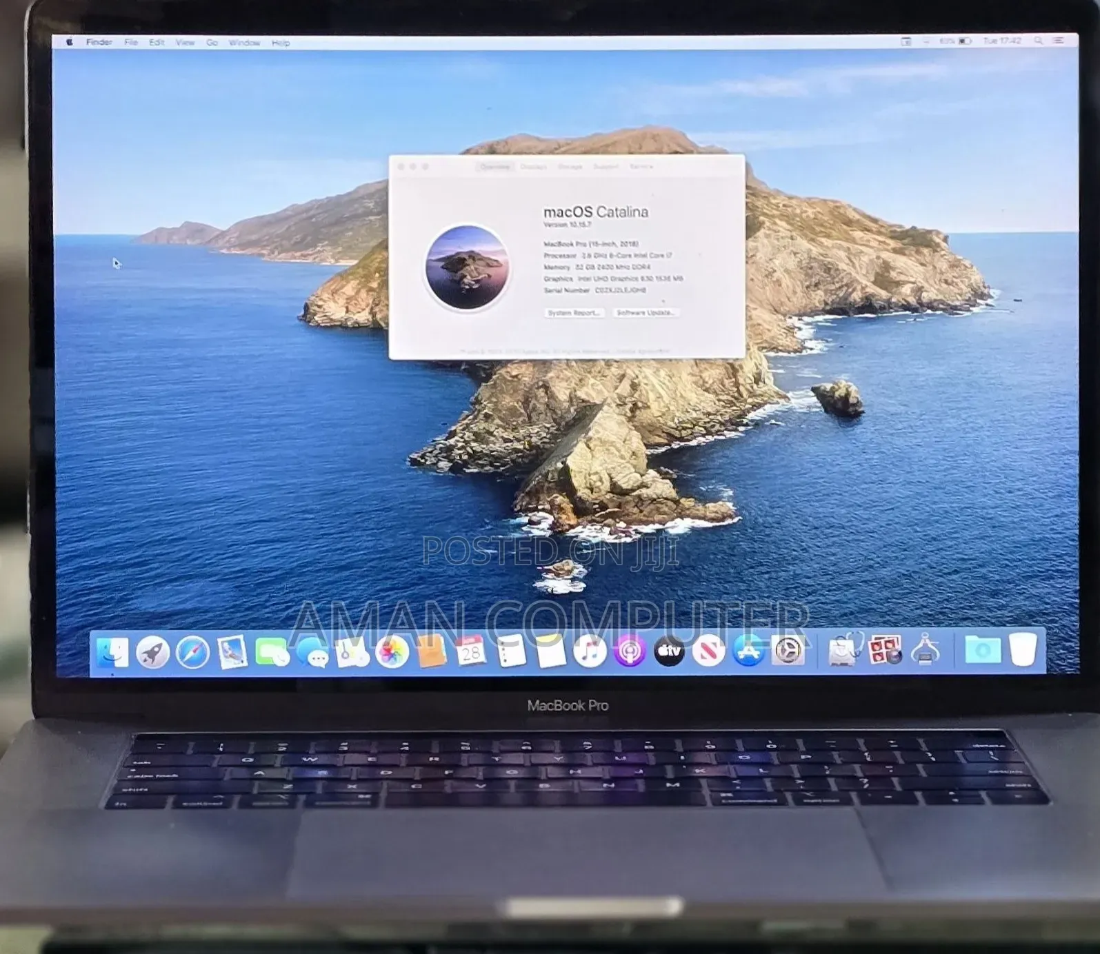 New Laptop Apple MacBook Pro 2018 32GB Intel Core i9 SSD 1T