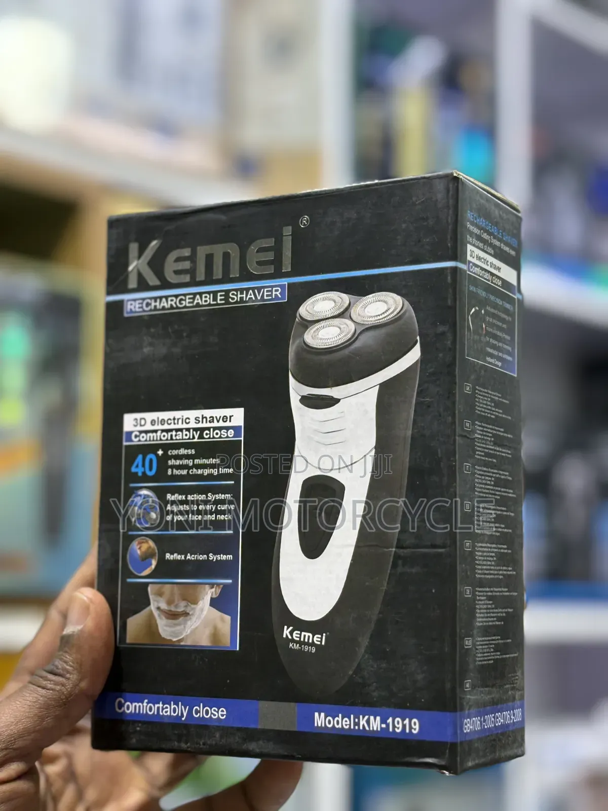 Body Shaver Rechargeable Kemei