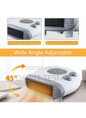 Jl Niva Compact 2 in 1 Fan Heater