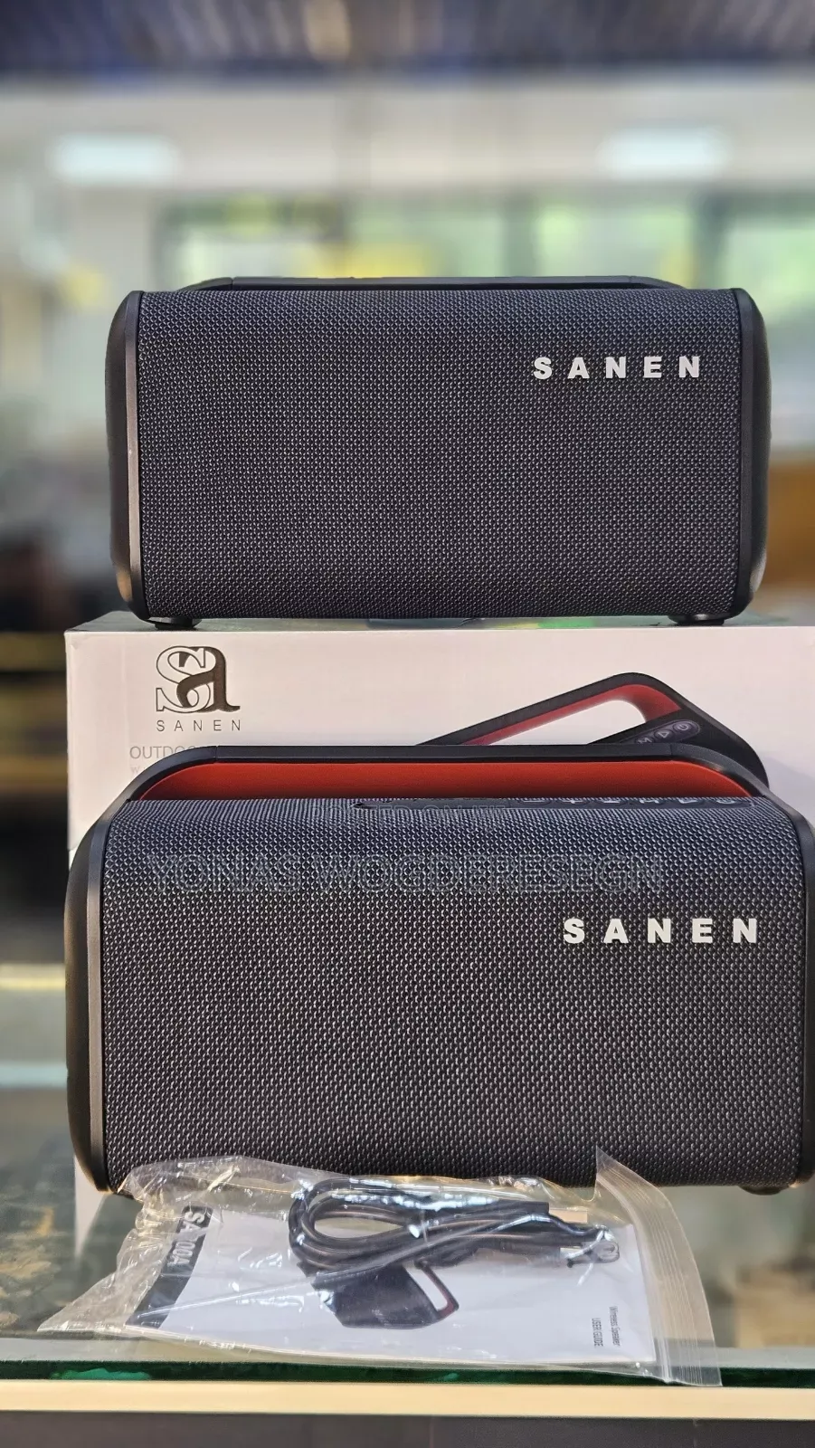 Sanen Portable Bluetooth Speaker – Clear Sound, Compact Design