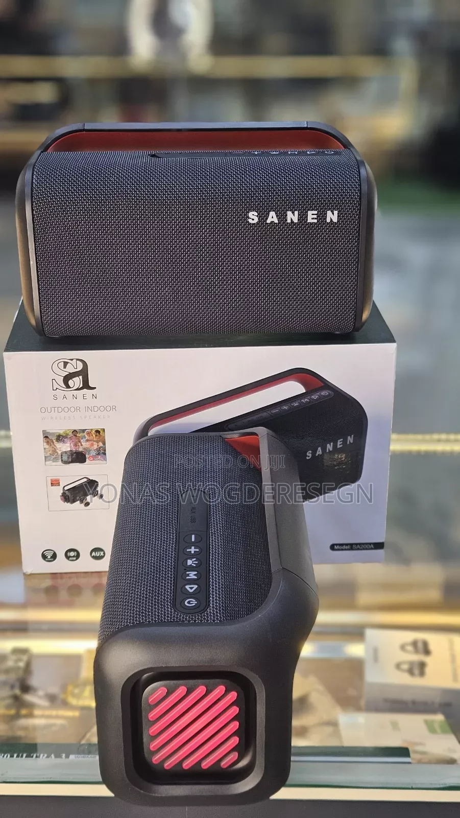 Sanen Portable Bluetooth Speaker – Clear Sound, Compact Design