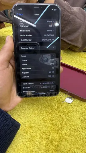 Apple iPhone 11 128 GB Black